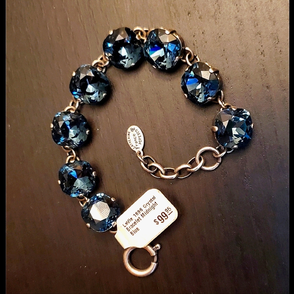 LaVie Crystal Bracelet Midnight Blue